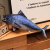 55/75cm Realistic Plush Stuffed Fish 3D Big Fish Creative Simulation Tuna Plush Toy Cute Sofa Pillow Cushion Gift Kids Toy