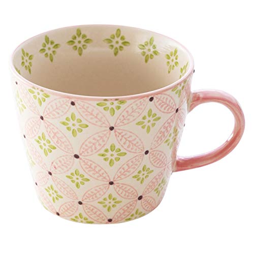 HEADS HNP-MUG3 Handmade Art Mugs, Pink, 11.5 X 7.5 Cm, 4 Pieces