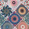 Mandala Patterned Armchair Cover