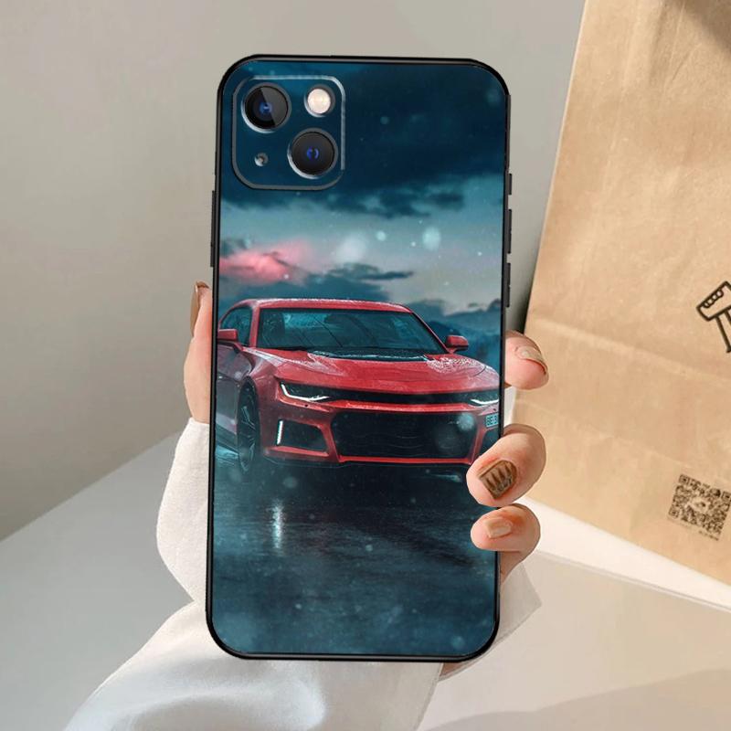Cool Sports Car Phone Case For iPhone 17 Air 16 15 14 13 11 12 Pro Max 13 12 mini 15 16 Plus 16e Cover Coque
