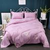 Cotton Four-piece Suit Skin Grinding Bedding Is Single Bed Single Pillow Set of Home Bedding Simple Wind