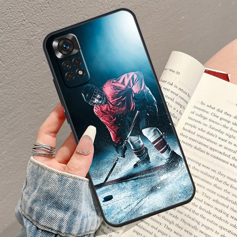 Ice Hockey Rink Phone Case For Xiaomi Redmi Note 14 13 Pro 9 10 11 12 15 Pro Plus 14C 13C 10C 12C 15C Cover