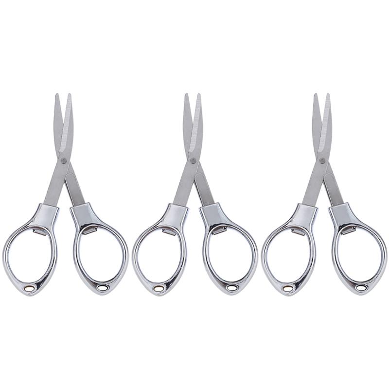 Foldable Stainless Steel Vintage Scissors Sewing Fabric Cutter Embroidery Cute Scissors Tailor Scissor Thread Sewing Tools NEW