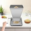Grain Mill Grinder with 4L Hopper Stainless Steel Manual Malt Mill /Electric Feed Mill Homebrew Grain Crusher