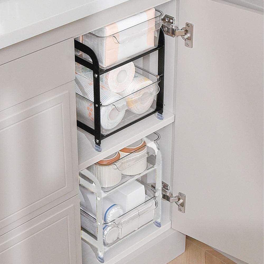Anti Slip Foot Under Counter Organizer Cabinet Storage Organizer  for Kitchen Cabinet