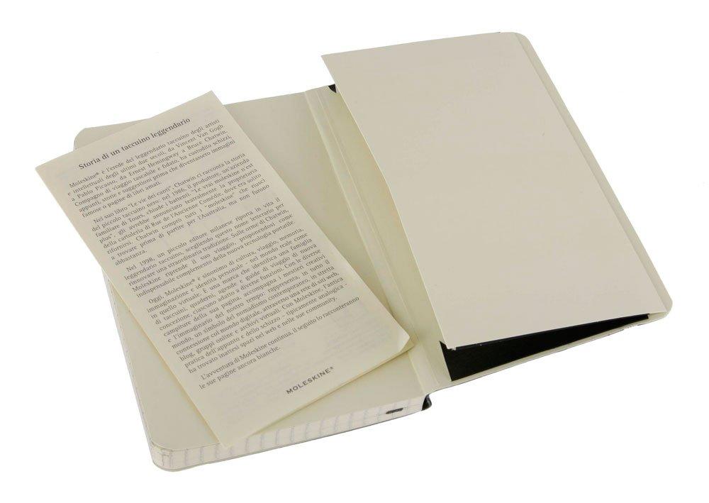 Moleskine Classic Anteckningsbok, Mjukt Omslag, Rutigt, Fickstorlek (9 cm x 14 cm), Svart, QP612