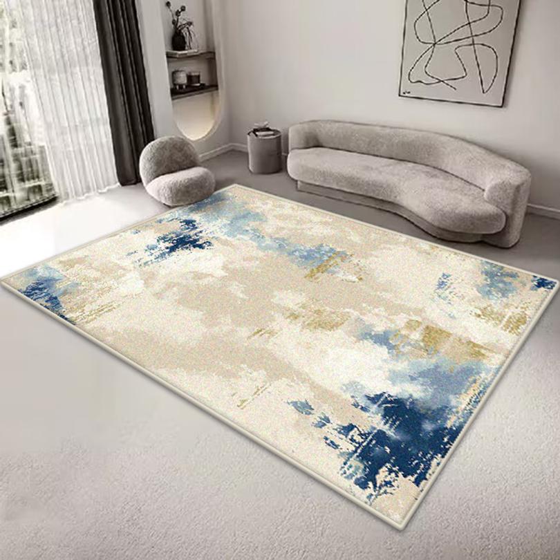 Simple Style Non-slip Decoration Home Carpet for Live Room Soft Sofa Table Mat Easy Cleaning Room Decor Abstract Bedroom Rug