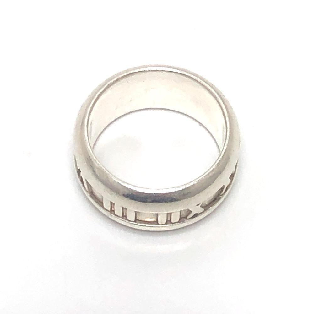TIFFANY&Co. Atlas 2003 Wide Accessory Jewelry Ring SV925 Silver