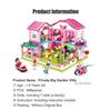 Sluban Friends City House Princess Castle Sets for Girls Apartment Garden Casa Villa Building Blocks Figures Toys Kids DIY Gifts