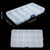 Hot Compartments Fishing Fish Hook Bait Lure Box Tackle Jewelry Nail Art Tip Storage Container Case Good Items