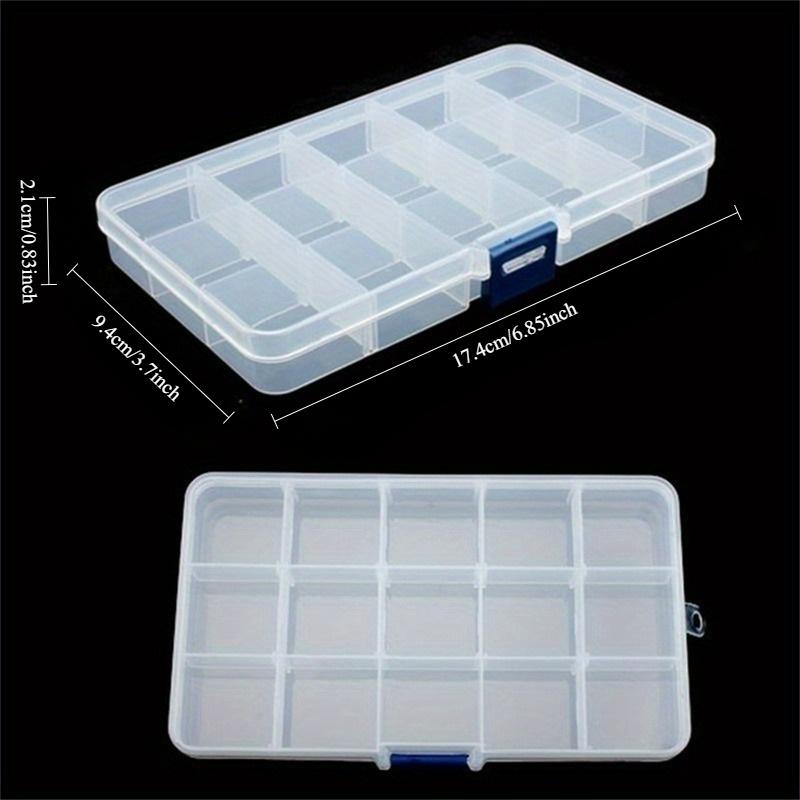 Hot Compartments Fishing Fish Hook Bait Lure Box Tackle Jewelry Nail Art Tip Storage Container Case Good Items