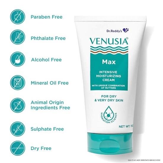 DR. Reddy's Venusia Max Intensive Feuchtigkeitscreme 150 g