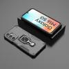 For Samsung Galaxy M16 5G Case Rotatable Ring Kickstand PC+TPU Shockproof Phone Cover