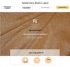 2022 High-Waisted A-line PU Faux Leather Pleated Skirt - Autumn/Winter Women's Stylish Short Umbrella Skirt