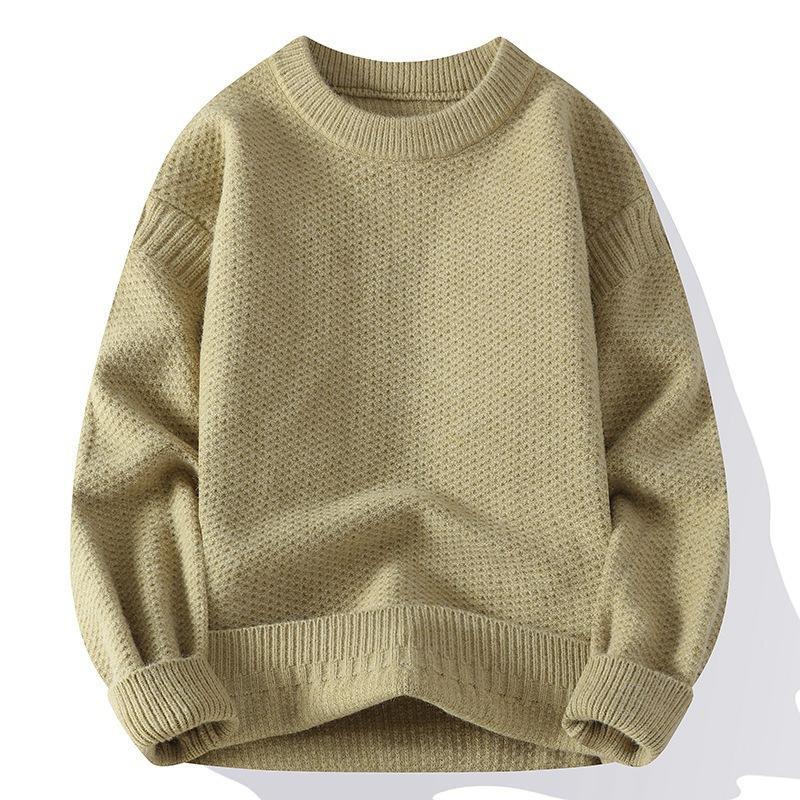 Hot Sale, Popular, New Casual Crew Neck Sweater In Autumn and Winter, Bottom Knitted Sweater, Large Size Loose Sweater.