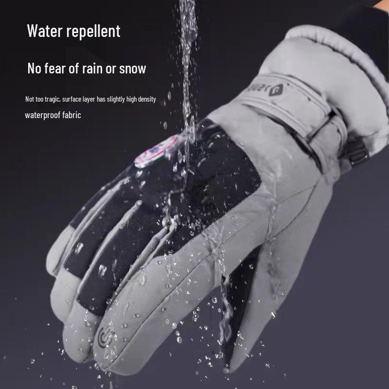 Unisex Winter Ski Gloves - Warm, Waterproof, Windproof, Anti-Slip, Wear-Resistant for Cycling & Riding