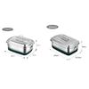 Stainless Steel Lunch Box Interlayer Divided Food Storage Container Sealed with Handle Microwave Oven Lunch Box Camping