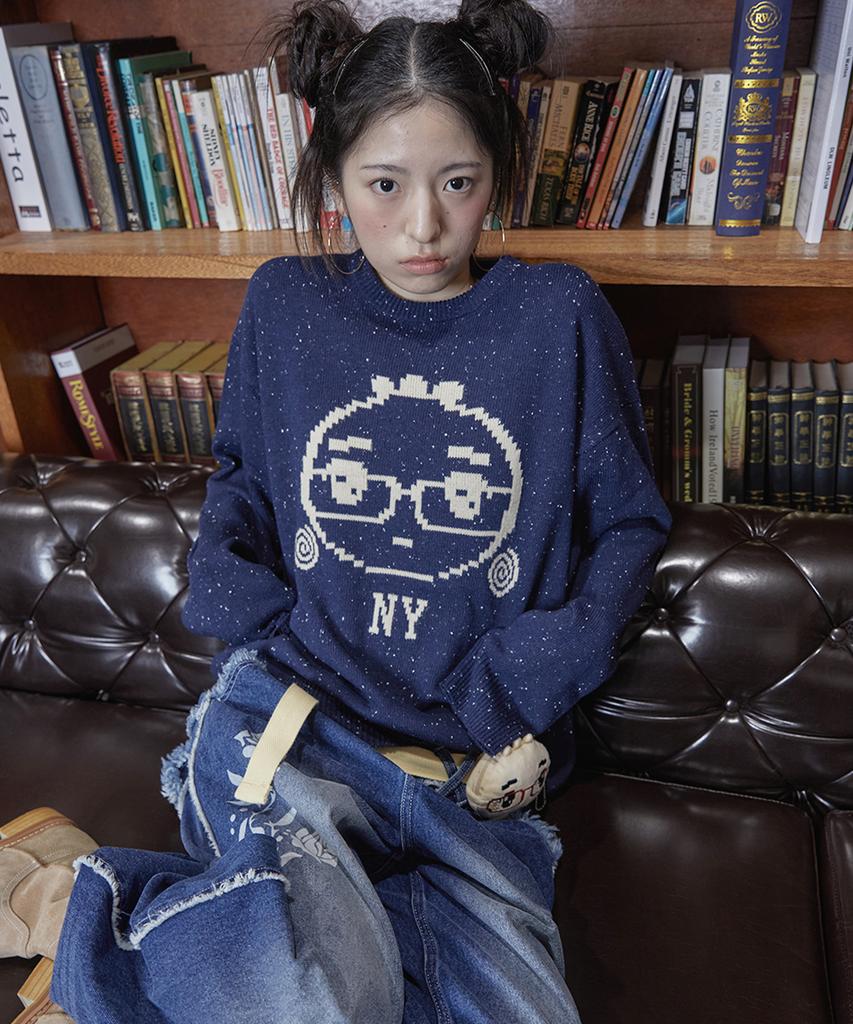 NYXX Nygd Twinkle Knit Navy