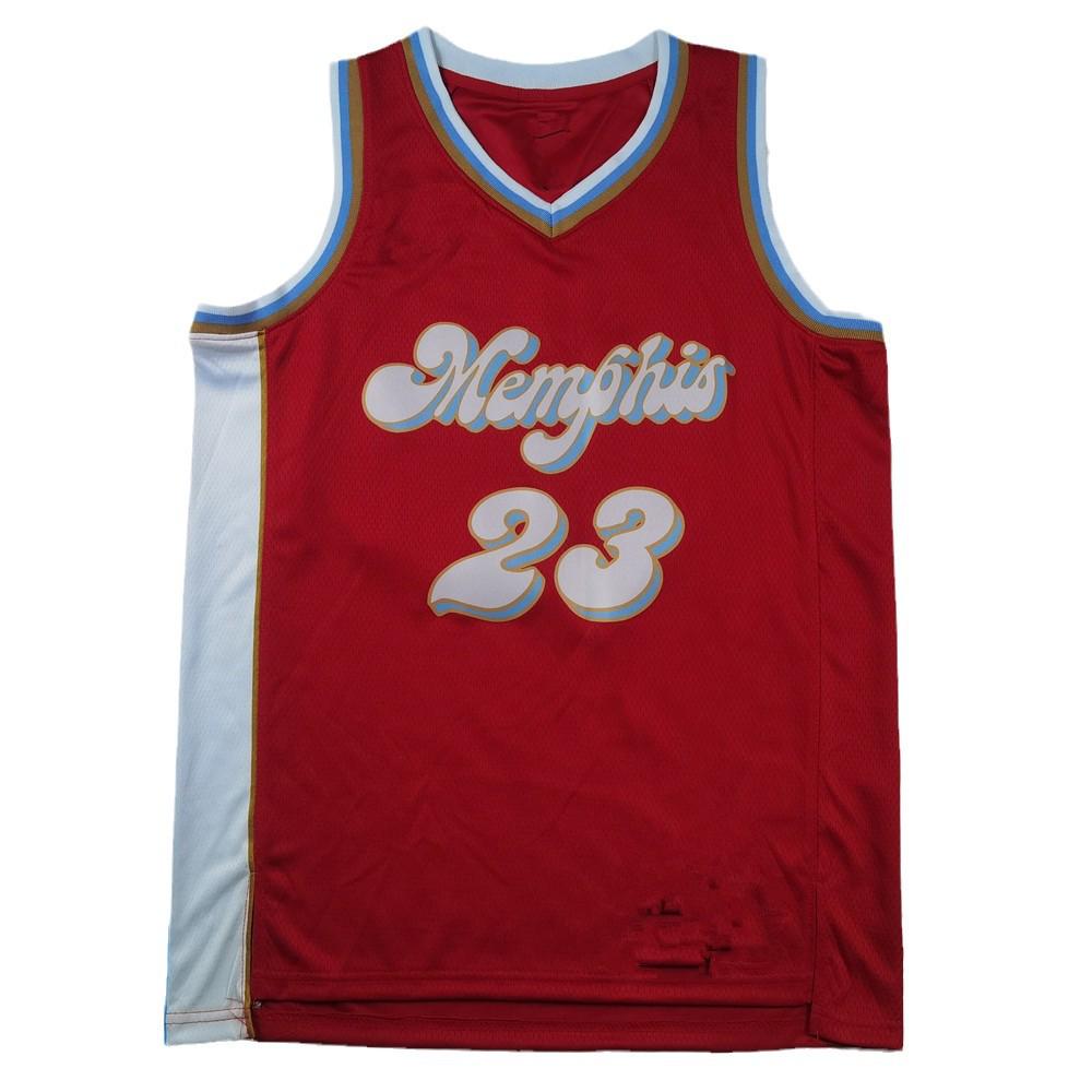 Memphis Grizzlies #23 Rose City Edition Red Basketball Jersey