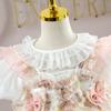 2026 Mädchen Lolita Monet Garten Prinzessinnenkleid - Stilvolles Sommer-Geburtstagsparty-Outfit