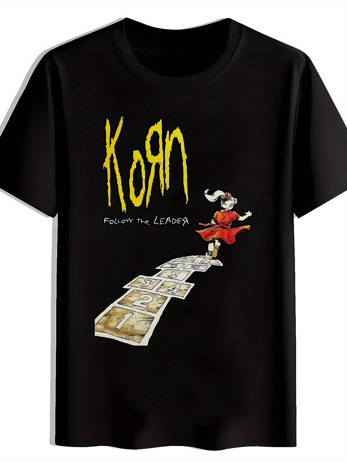 KORN Graphic T-shirt - Retro Rock Band Print XXXXL
