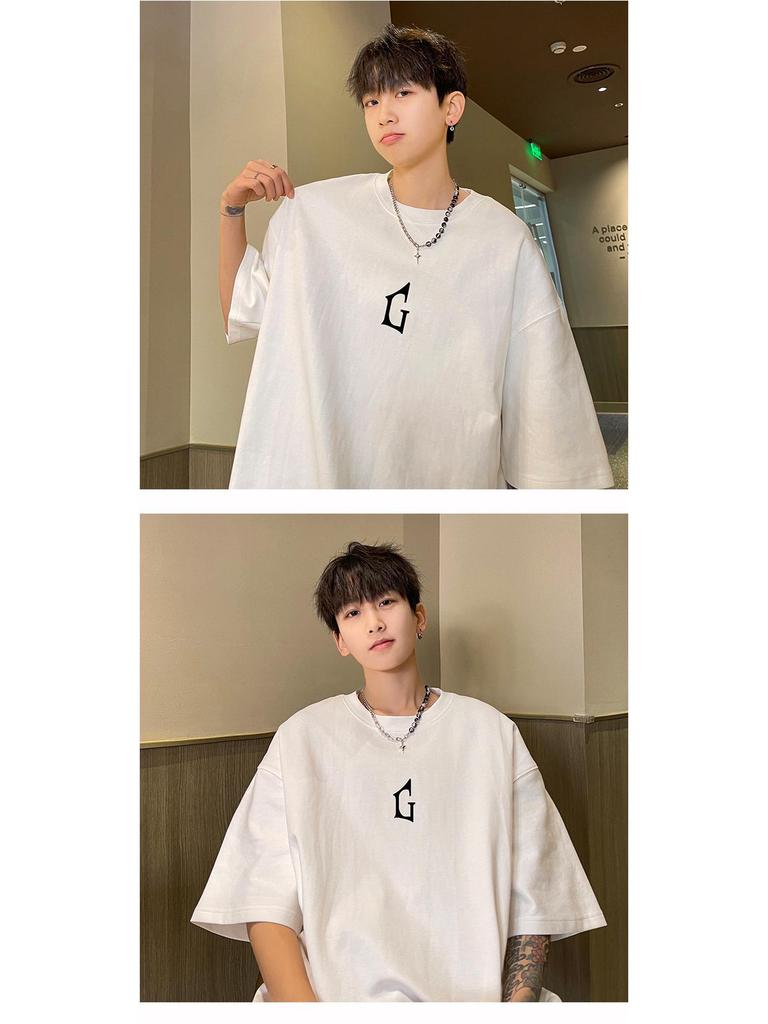 Men's Summer 2026 Loose Fit Short Sleeve Streetwear T-Shirt