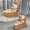 Women's Wide Width Platform Snow Boots, Suede Height Increasing Booties, Wholesale Versatile Winter Boots for Women