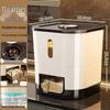 Rotatable Household Rice and Grain Storage Box: Insect & Moisture-Proof, Sealed, Compartmented Bucket