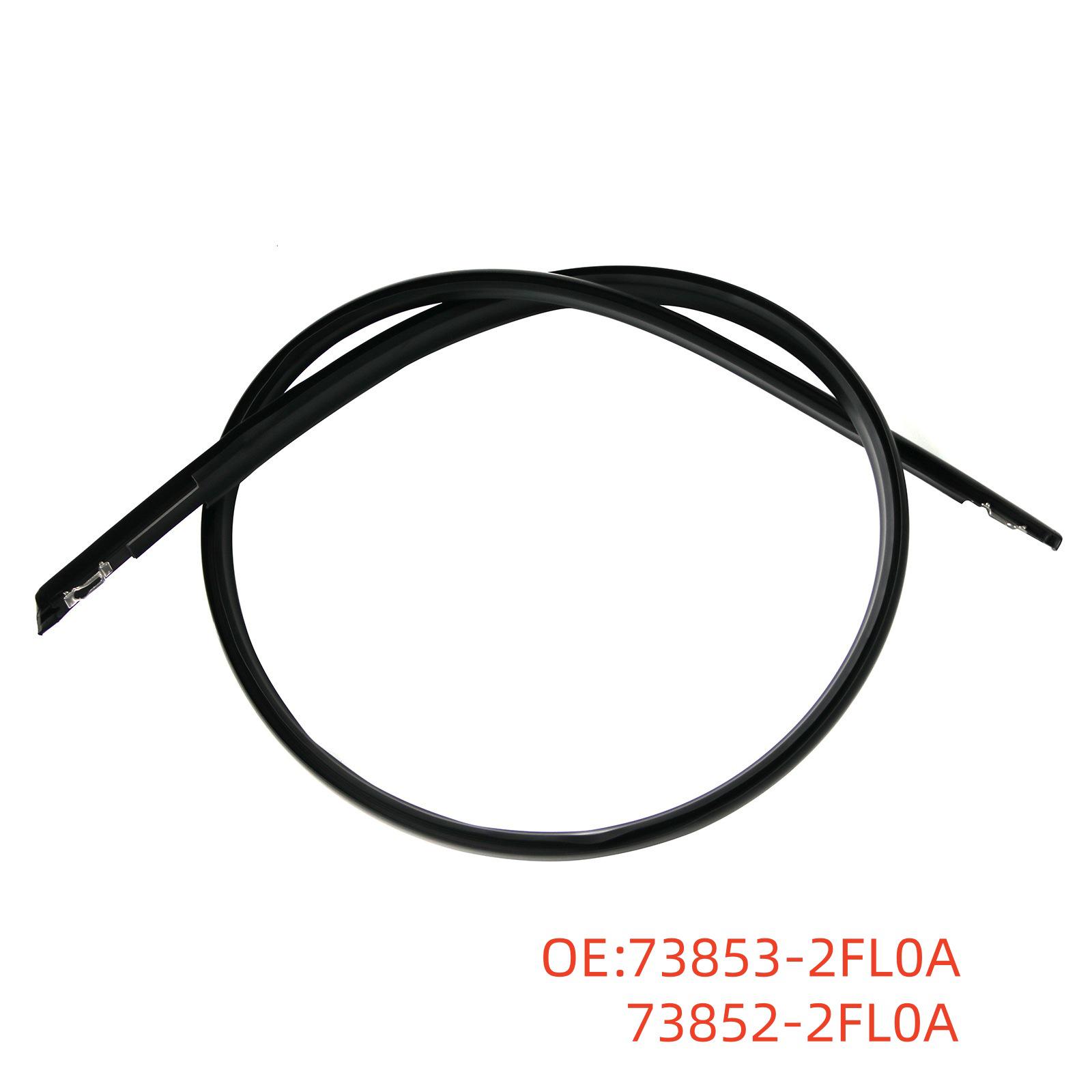 73853-2FL0A 73852-2FL0A Nissan Venucia Багажник на крышу Резиновая уплотнительная накладка 73853-2FL0A 73852-2FL0A