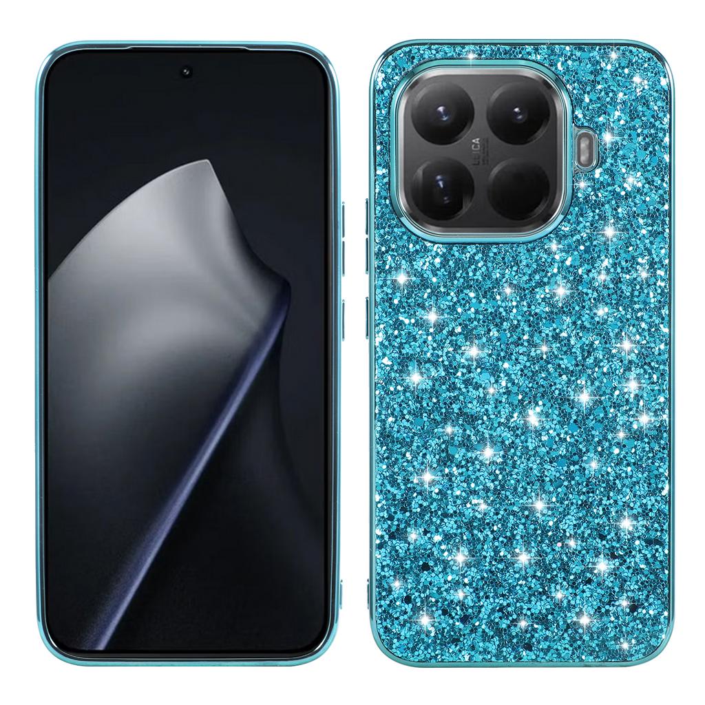 For Xiaomi 15T Pro Case Electroplating TPU + PC Sparkling Glitter Phone Back Cover