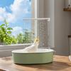 Banho para Papagaio Anti-Salpicos Chuveiro para Pássaros Bomba Silenciosa Alimentada por USB Chuveiro Automático para Pássaros para Calopsitas Conures Periquitos Agapornis