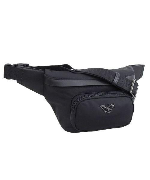 Emporio Armani impressive men's waist bag black