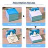 3D Paper Carving Art Craftwork Memo Pad Notepad Note Pad Desk Decoration Creative Diy Decorative Gift For Christmas Housewarming