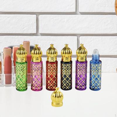 6 ks Lahviček s roll-on na esenciální oleje Plnitelné Přenosné Mini Dekorativní Kapesní velikost Prázdný Parfém