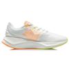 Li Ning Yue Ying Shock Absorbing Non Slip Wear Resistant Lightweight Low Top Running Shoes Men sneaker White Orange ARHR127-1