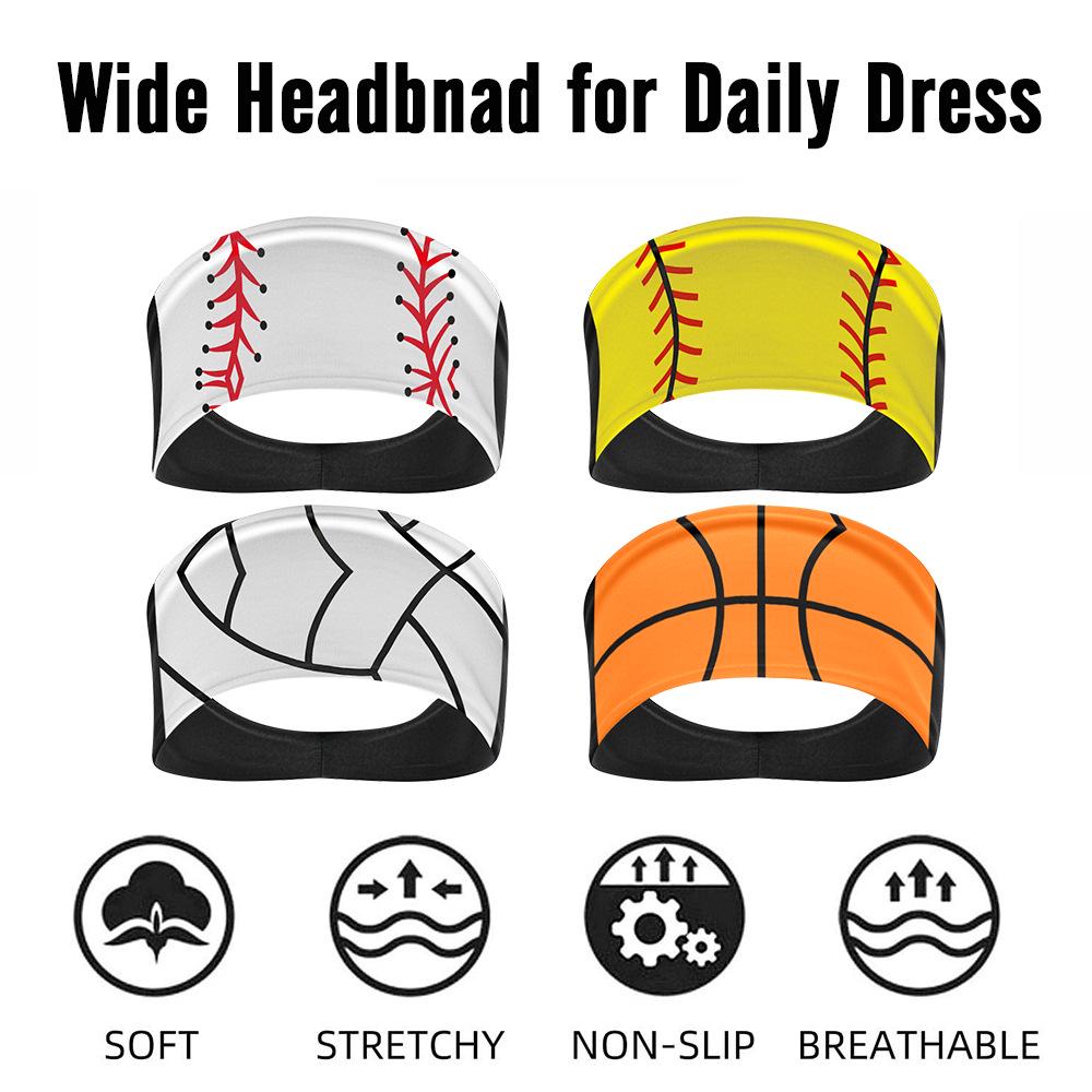 Women's Breathable Elastic Sports Headband - Yoga, Baseball, Volleyball, Fitness Sweatband