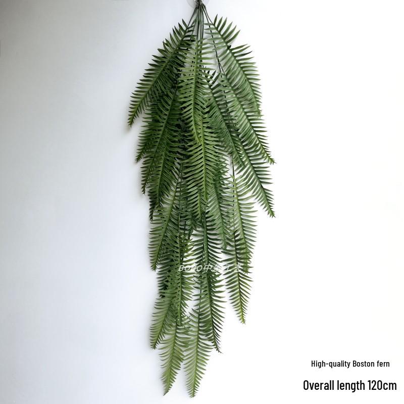 Artificial Spider Plant & Fern Hanging Decor - Trailing Green Vines for Wall & Ceiling