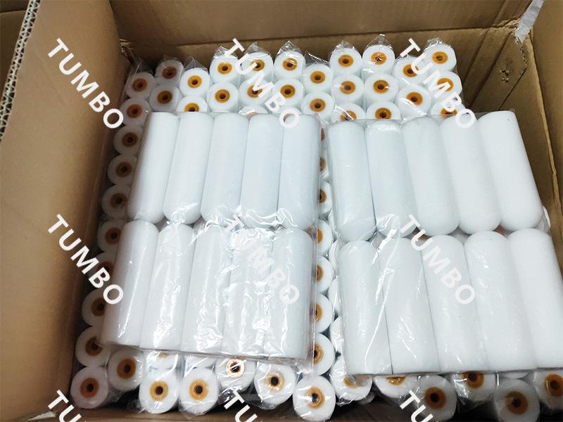 2-Inch & 4-Inch Water-Based Sponge Roller Brush, High-Density Polyurethane, Latex Paint, No Dead Corners, Free Shipping.