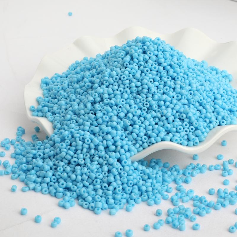 

100-500 шт. однотонные бусины-разделители из австрийского хрусталя круглые бусины для изготовления ювелирных изделий аксессуары «сделай сам» 2 3 4 мм 2mm 500Pcs светло-синий