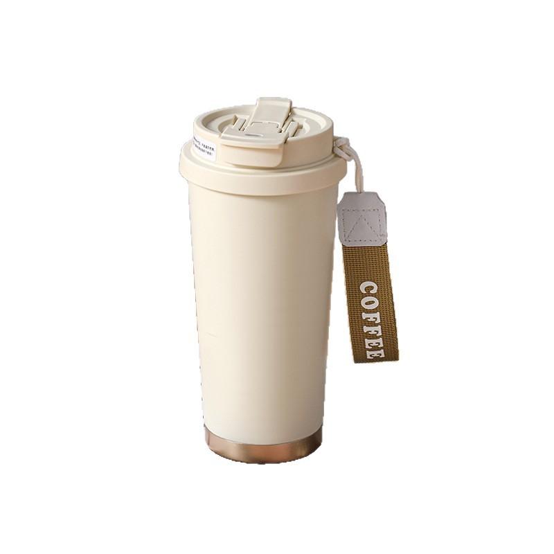 Cartoon Coffee Cup 316 Stainless Steel Thermos Cup High Value Portable Water Cup Car Accompanying Cup