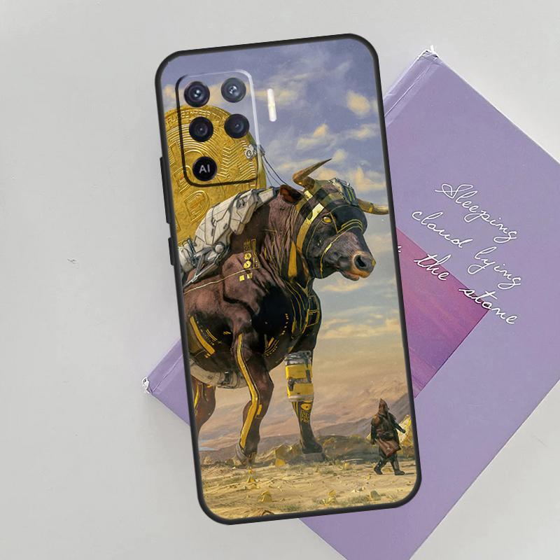 BTC Bitcoin Phone Case For Oppo A74 A53 A54 A94 A15 A16 A17 A52 A72 A76 A96 A57S A58 A78 A98 Back Cover