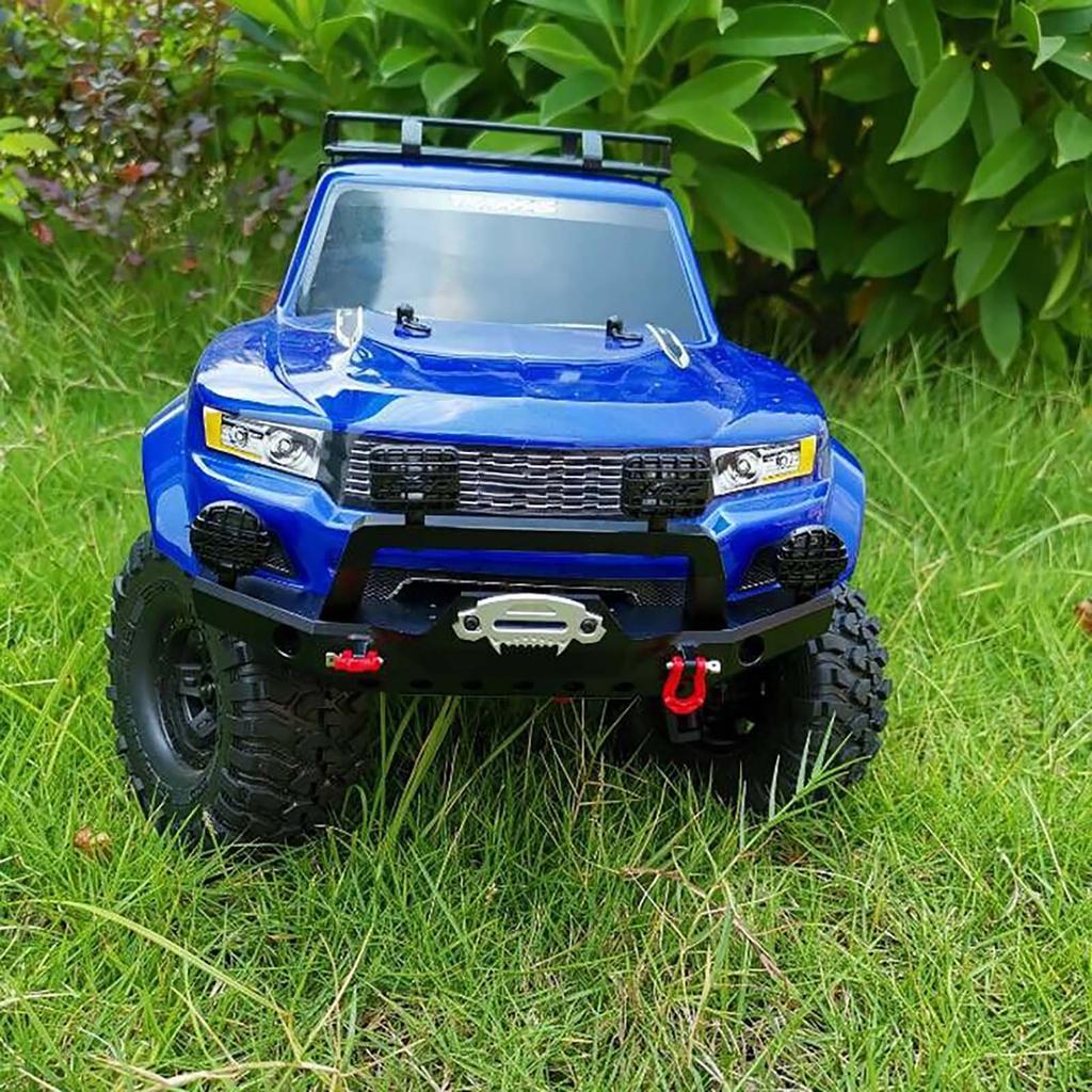 -4 Metal Front Bumper with 2 Led Lights for 1Celsius10 RC Crawler    4 Sport 82024