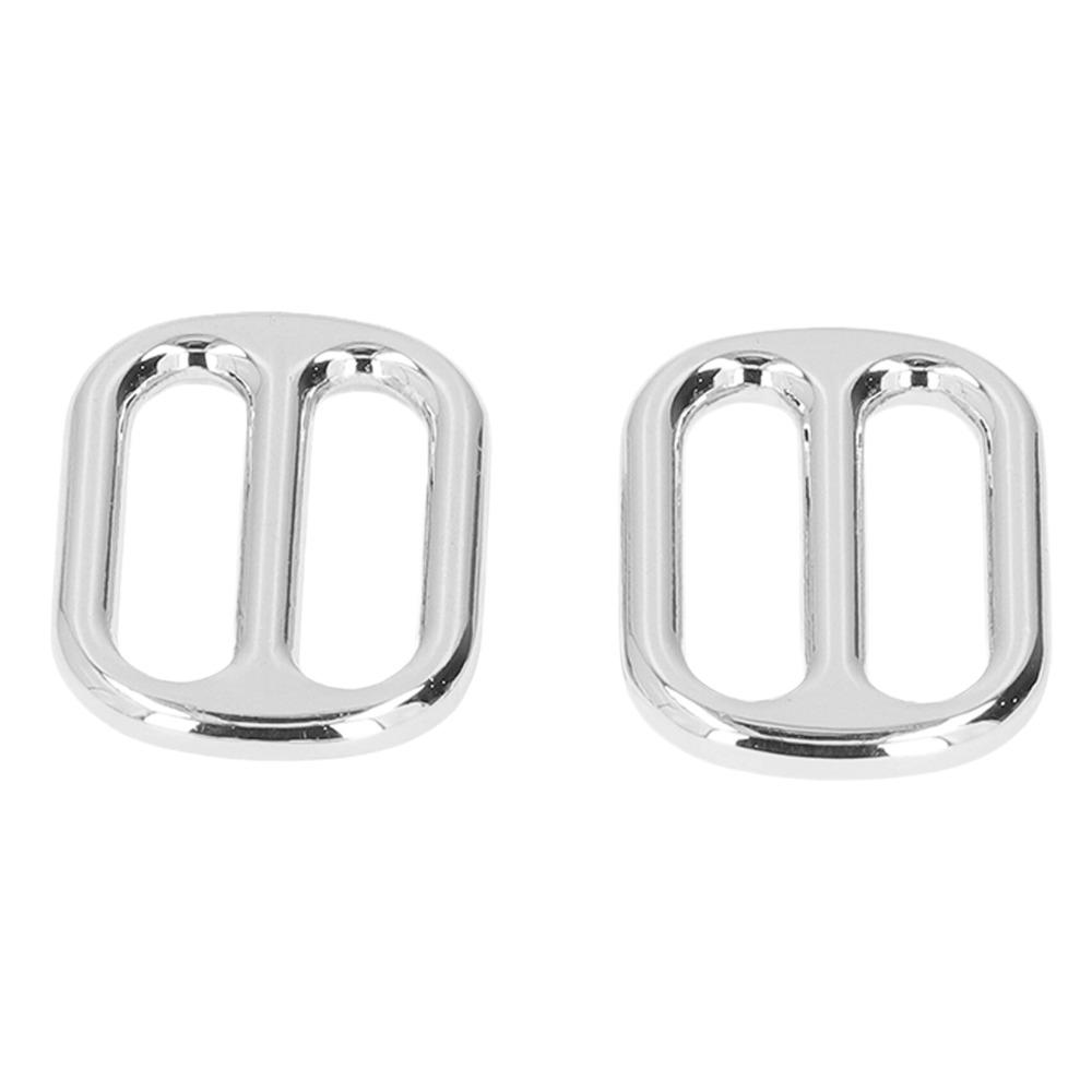 10PCS Flat Shape Strap Keeper Buckle Zinc Alloy Belt Slide Buckle Clothing Accessories