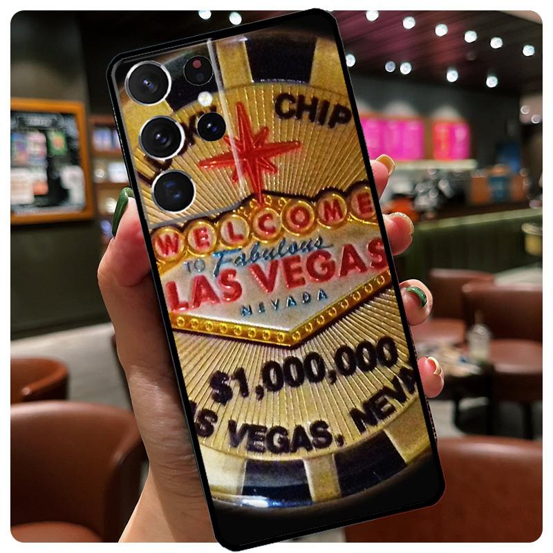 Las Vegas Nevada Phone Case For Samsung Galaxy S25 Ultra S20 S21 S22 S23 S24 Ultra S9 S10 Plus S25 FE Cover