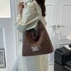 Suede Bag Women's Large-capacity Autumn and Winter Versatile Shoulder Bag Textured Commuter Tote Bag