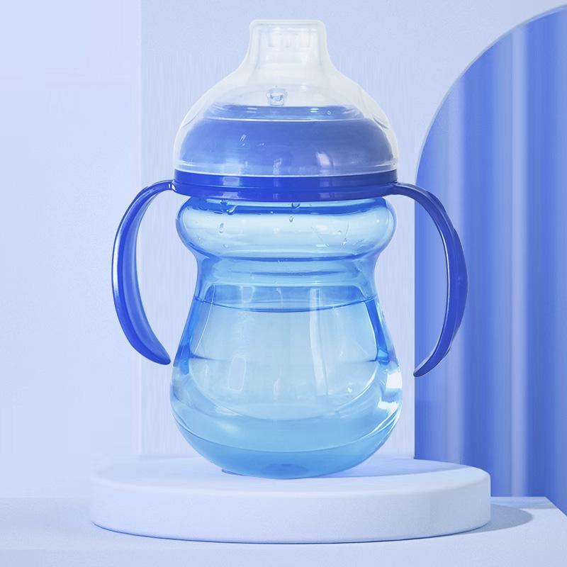 

1Pcs 240ml Children s Mug, Wide Bore Baby Drinking Mug, Drop-proof and Leak-proof, Straight Drinking Mug for Summer Students синий