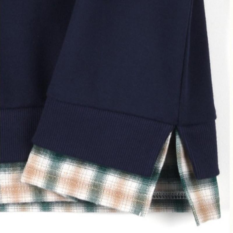  Olivan  School Symbol Sweatshirt Top And Bottom  Navy 