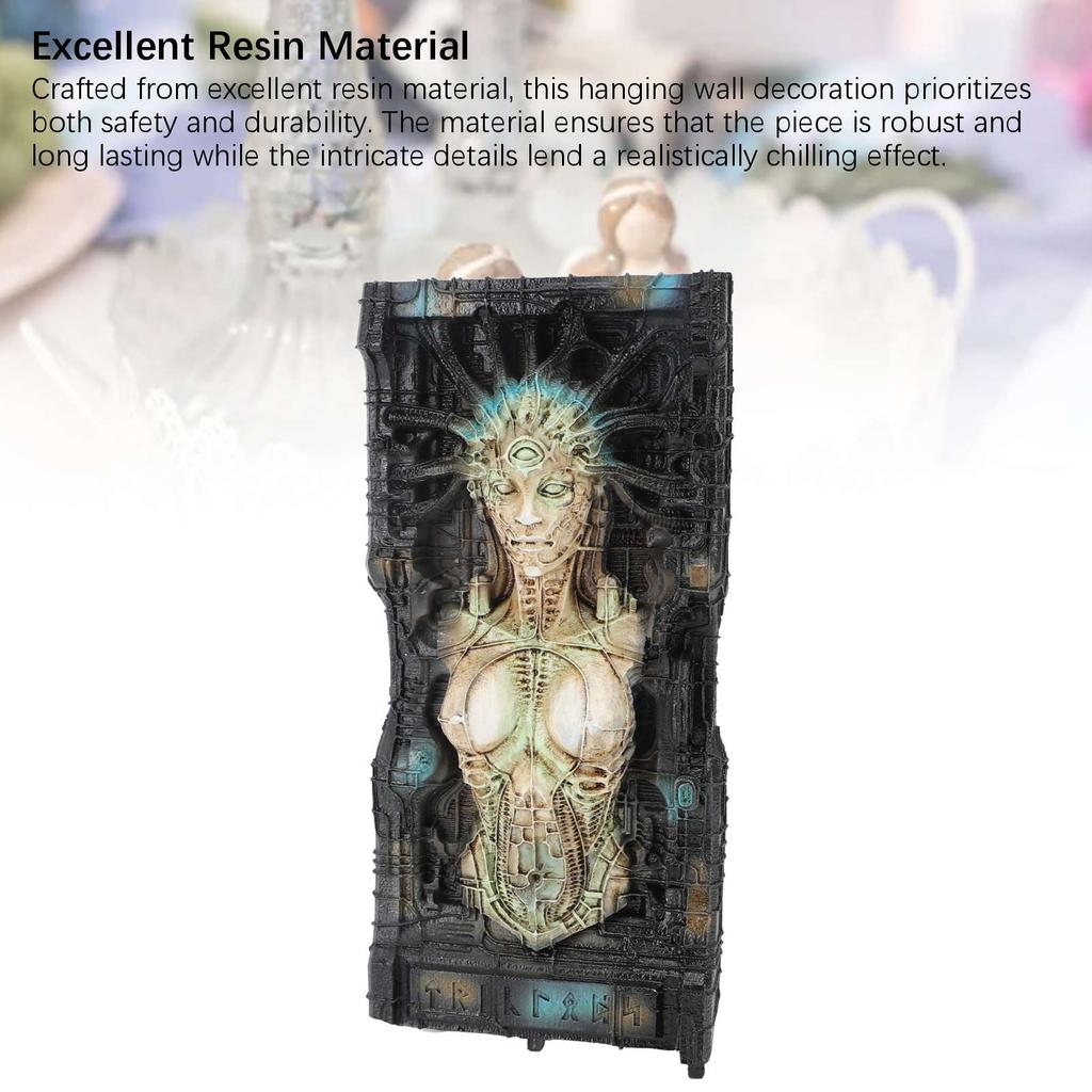 Resin Wall Hanging Decor Multifunctional Thrilling Style Resin Wall Art Decoration for Bedroom