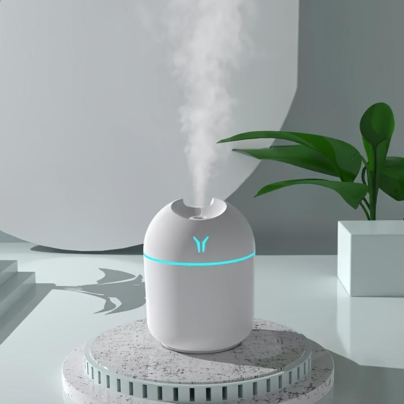 Mini Humidificador de Aire USB Habitación de Bebé 250ML Difusor de Aceites Esenciales de Aroma Coche Ultrasónico Silencioso Generador de Niebla Difusor Lámpara LED de Color