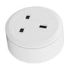 Power Track Socket  13A Removable Surface Mount Plastic  for Home Living Room Kitchen